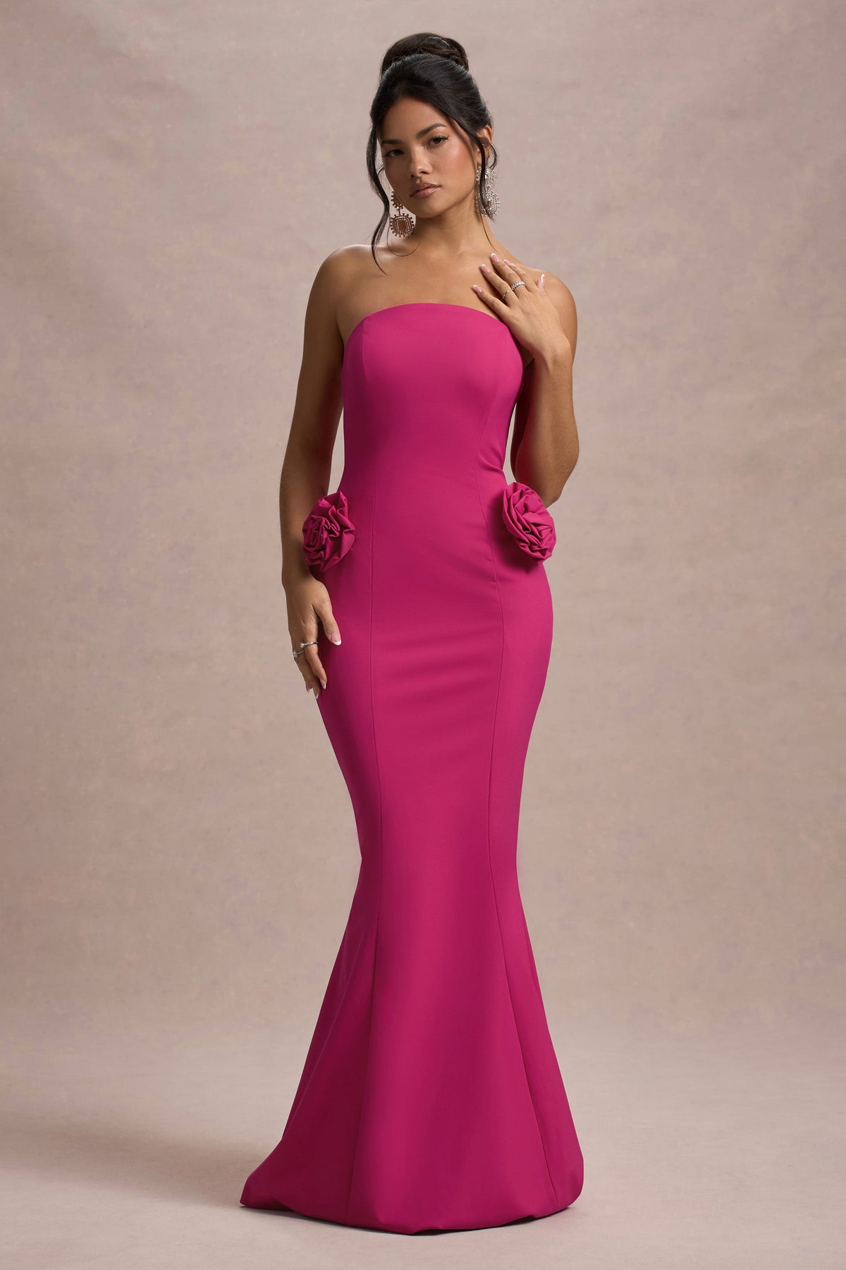 WB_CC_HR_CL134833112-BestOfTheBestDarkPinkStraplessFishtailMaxiDressWithCorsages22