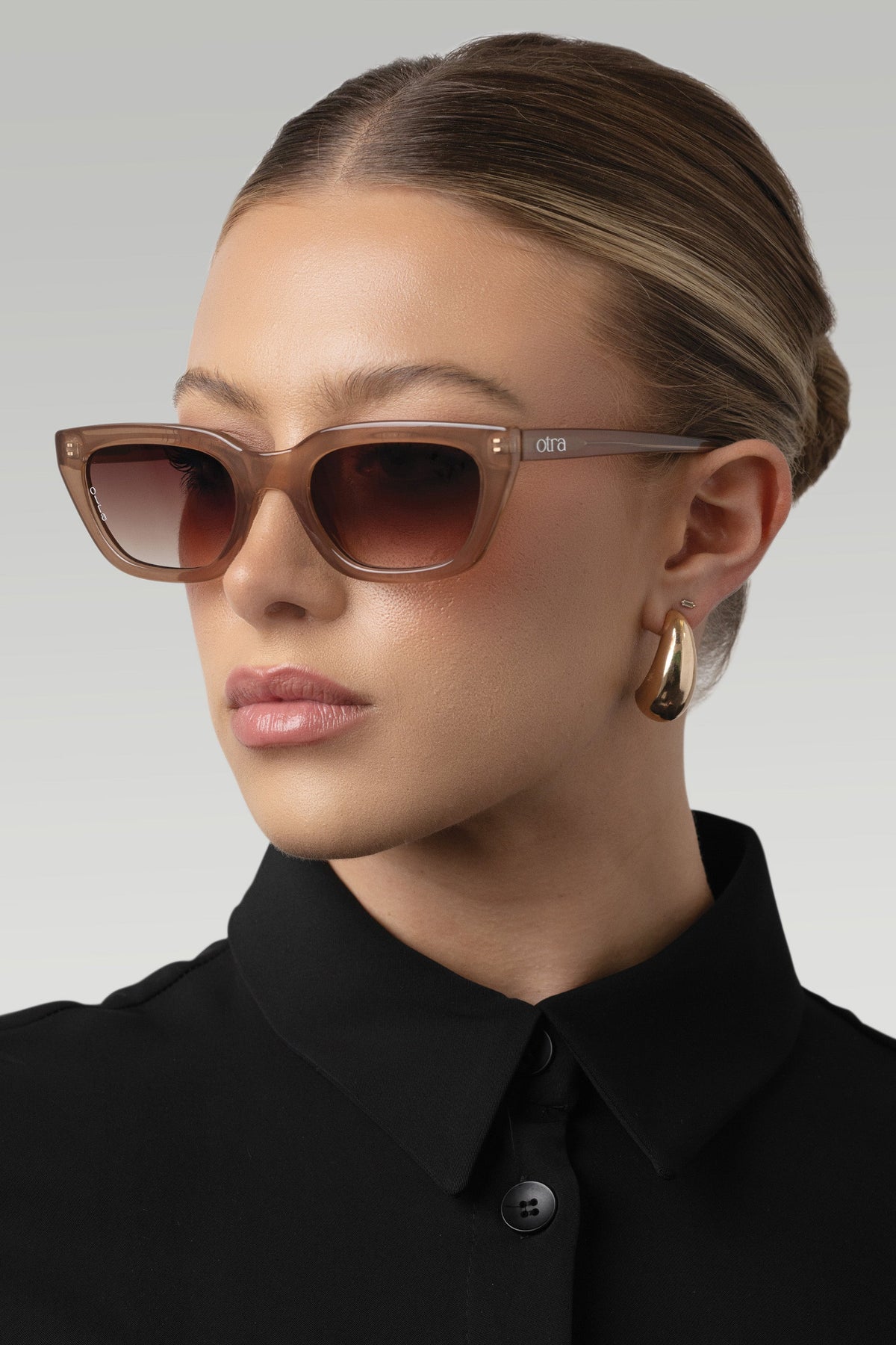 Nove | Otra Slim Rounded Cat Eye Sunglasses